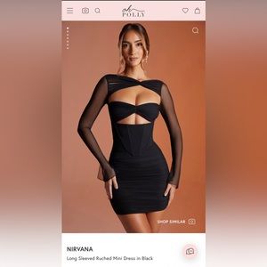 Oh Polly Nirvana Black Dress